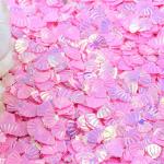 Excellent Nail Art Effect Sea Shell Sequins Glitter Powder for Clothing