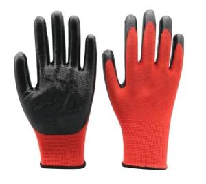 Wholesale Waterproof Nitrile Palm Coated Gloves Nitrile Dipped Gloves Size 8 - Size 11 from china suppliers