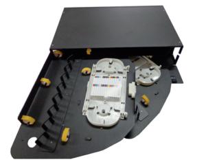 Wholesale Rack Mount 144C 48Port DLC Rotary Patch Panel 1u 2u 3u 4u from china suppliers