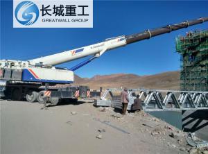 Wholesale Reliability Bailey Suspension Bridge , Temporary Steel Bridge High Pressures from china suppliers