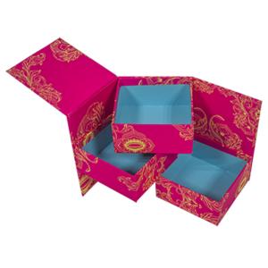 Wholesale Rotatable Craft Rigid Food Gift Box Packaging CMYK Color Printing from china suppliers
