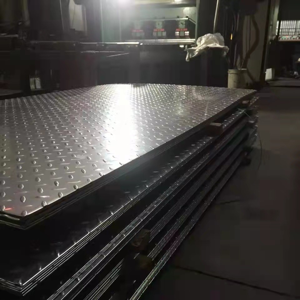4ftx8ft Checkered 1.0-4.0mm 304 Plate ASTM EN GB 1000mm 1219mm 1500mm