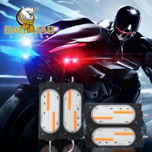 Wholesale 12V Red Blue Strobe Police Light Module Led Light Fancy Light For Motorcycle Bike Decoration Parts from china suppliers
