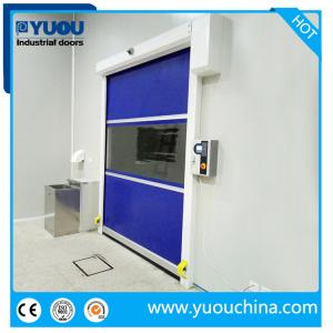 Wholesale Industrial Pvc Fabric High Speed Roll Up Door Overhead Rapid Roller Shutter Door For Pharmaceutical Clean Rooms from china suppliers