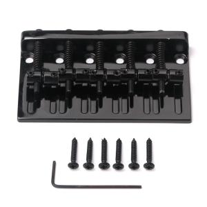 Wholesale 5 String Guitar Bridge Set Zinc Alloy Electric Bass Guitar Bridge With Wrench from china suppliers