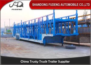 Wholesale Steel Chassis Automatic Car Carrier Trailer Double Axles Double Floor from china suppliers