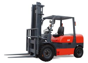 Wholesale T50 Diesel Engine Forklift 5000kg Rated Load 3000mm Lift Height from china suppliers
