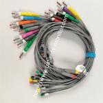 Edan Reusable 18-Lead ECG Cable 4mm Banana , IEC, EL16DIB181 For Medical Machine