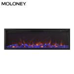 650mm Built-In Electric Fireplace Creative Flame Room Heating 7 Muilti Color