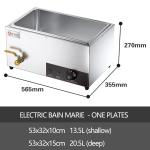 Stainless Steel Commercial Kitchen Equipment Five-Plate Electric Soup Pool
