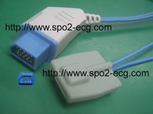 Wholesale Hospital Pulse Oximeter Pediatric Probe Lightweight Gray / Bule Cable from china suppliers
