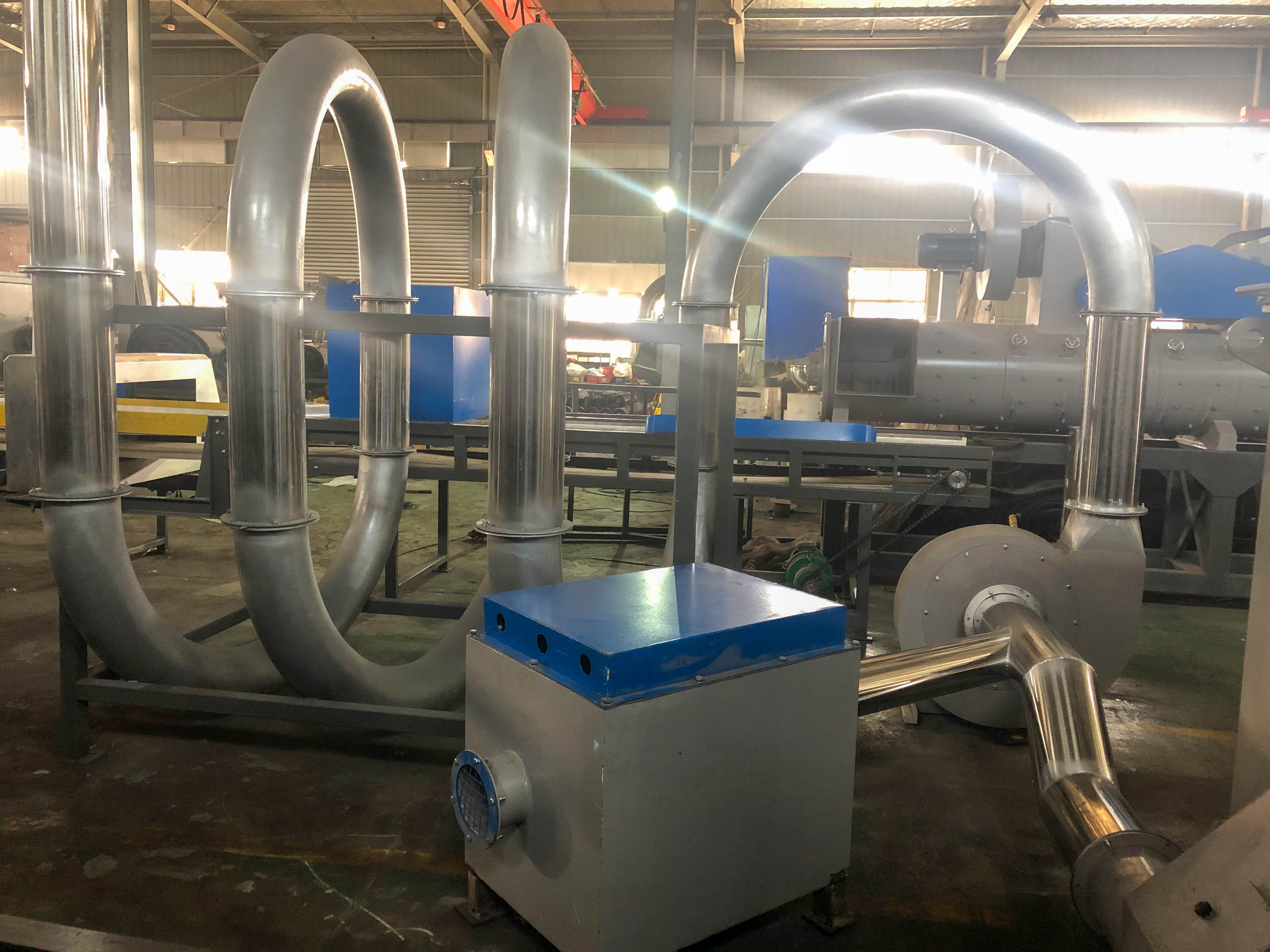 300-1000kg/H Agricultural Film Recycling Machine HDPE Pelletizing