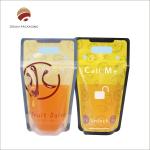 Multiple Extrusion Liquid Stand Up Pouch Accept Customized Logo
