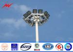 Multisided 30M 24 lights High Mast Pole square light arrangement for seaport