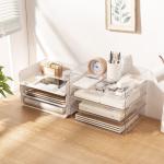 Household Stackable Plastic Desk Organizer Drawers For Office