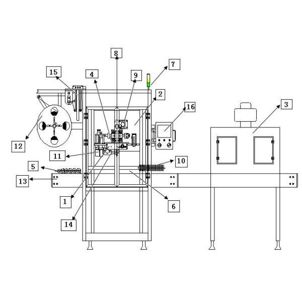 Shrink Sleeve Labeling Machine 2.1m Stretch Sleeve Label Applicator