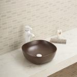 300mm Seamless Bathroom Sink And Countertop Basin Bowl Grey White Black