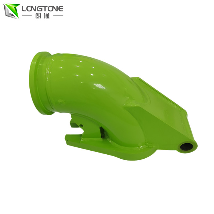 Green Concrete Mixer Parts Outlet Elbow For Zoomlion Boom Concrete Pump