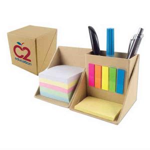 Wholesale Foldable Personalised Stationery Gifts Cardboard Box With Pen Holder , Sticky Flag from china suppliers