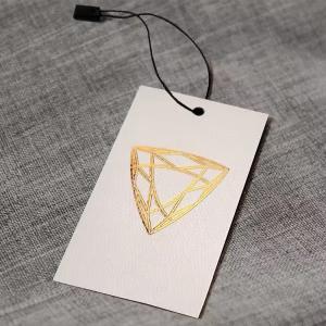 Wholesale Custom Stamping Hang Tags Low Price High Quality Fashion Design Paper Hang Tags for Garment from china suppliers