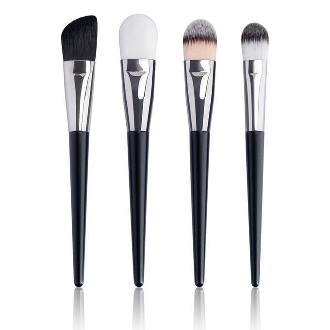 PBT Hair Multipurpose Foundation Makeup Brush Set Unique Design ISO14001