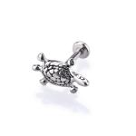 Fasshion Body Piercing Jewelry Tortoise Cute Labret Ring With Factory Price