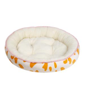 Wholesale Short Warm Soft Plush Cat Small Pet Bed Cushion Dog Round Bed from china suppliers