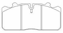 Wholesale WVA 29088/29091/29144 Disc Brake Pads for MAN / DAF from china suppliers