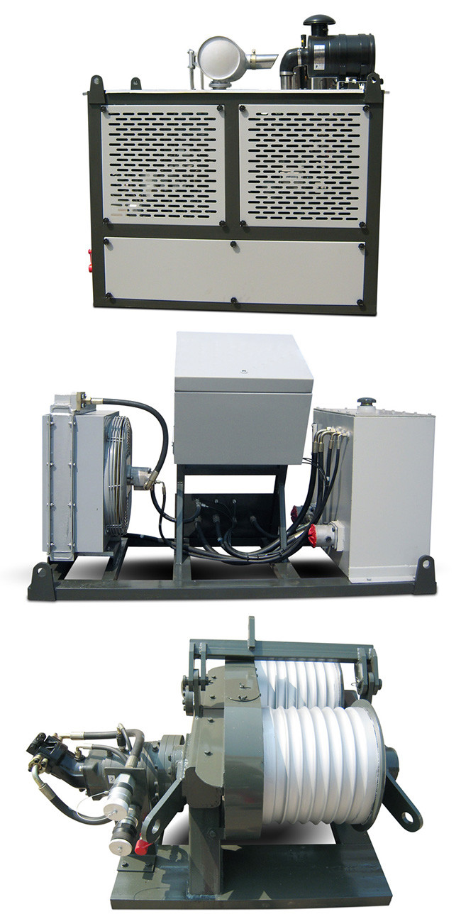 2000kg Power Cable Pulling Equipment , Hydraulic Electrical Cable Pulling Equipment