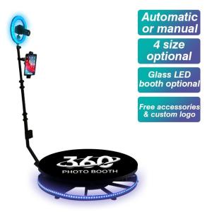 Wholesale Dia 80cm Automatic 360 Photo Booth Slow Motion Degree Rotating from china suppliers
