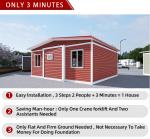 Sandwich Panel Outdoor Prefabricated House with Bedroom Bathroom and Modular