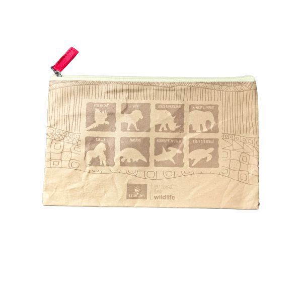Light Khaki Washable Kraft Paper Bag Lion Custom Color Small Kraft Bags