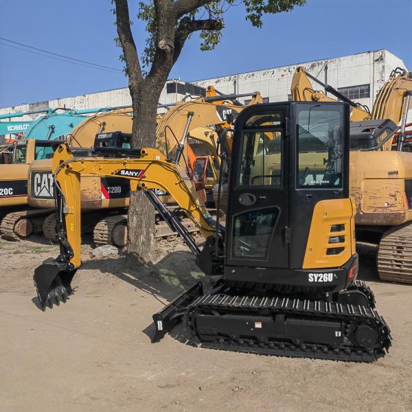 Low price sale of original hydraulic track type Sany SY26 second-hand excavator
