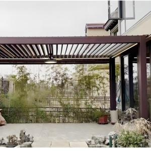 Wholesale Modern Luxury Aluminum Gazebo with Sunshade and Rain Protection from china suppliers
