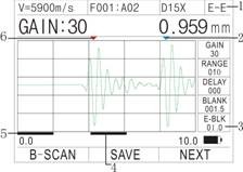 Unique Multiple Wave Check Method TG5500DL Series Ultrasonic Thickness Gauge
