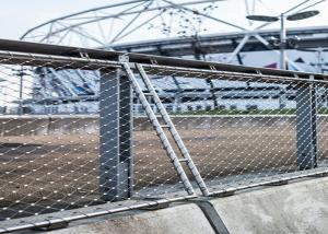 Wholesale Durable Zoo 304 Stainless Steel Mesh Wire Rope Mesh 25x25mm from china suppliers