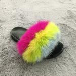 Fox Fur Womens Soft Bottom Slippers