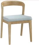 European style elegant Y back aluminium or solid wood chair with black cover
