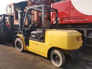Wholesale Solid Tire 5T Komatsu FD50 Diesel Second Hand Forklift from china suppliers