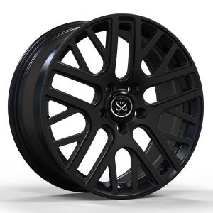 Wholesale 5x114.3 Rims Gloss Black 1-PC Forged Monoblock Rims For Toyota from china suppliers