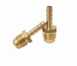 Wholesale 1/4 X 3/8 Hose Barb To Male Flare Adapter Brass Fitting from china suppliers