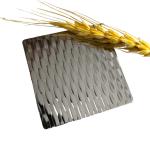 Stamping Checkered Embossed Stainless Steel Sheet AISI ASTM Standard