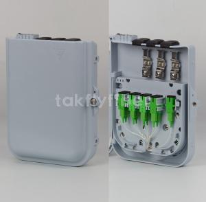 Wholesale 8 Ports LC SC Wall Mount Fiber Optic Termination Box For FTTH from china suppliers