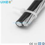 Free Sample Aluminum Conductor Duplex Service Drop Cable with 2 Strands XLPE