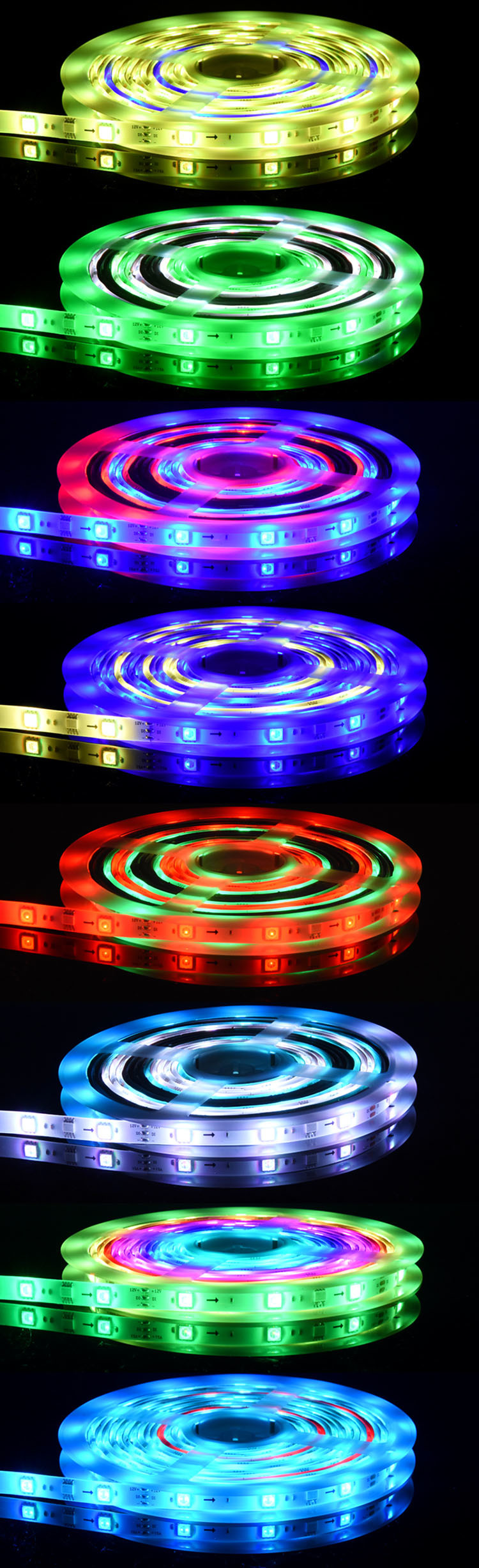 WS2811 RGB LED Strip IC Programmable Addressable Digital Dreamcolor 12V 5050