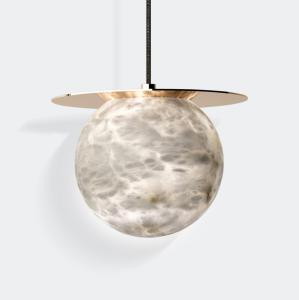 Wholesale 20x15cm Alabaster Pendant Light LED Round Ball Pendant Light 100V - 277V from china suppliers