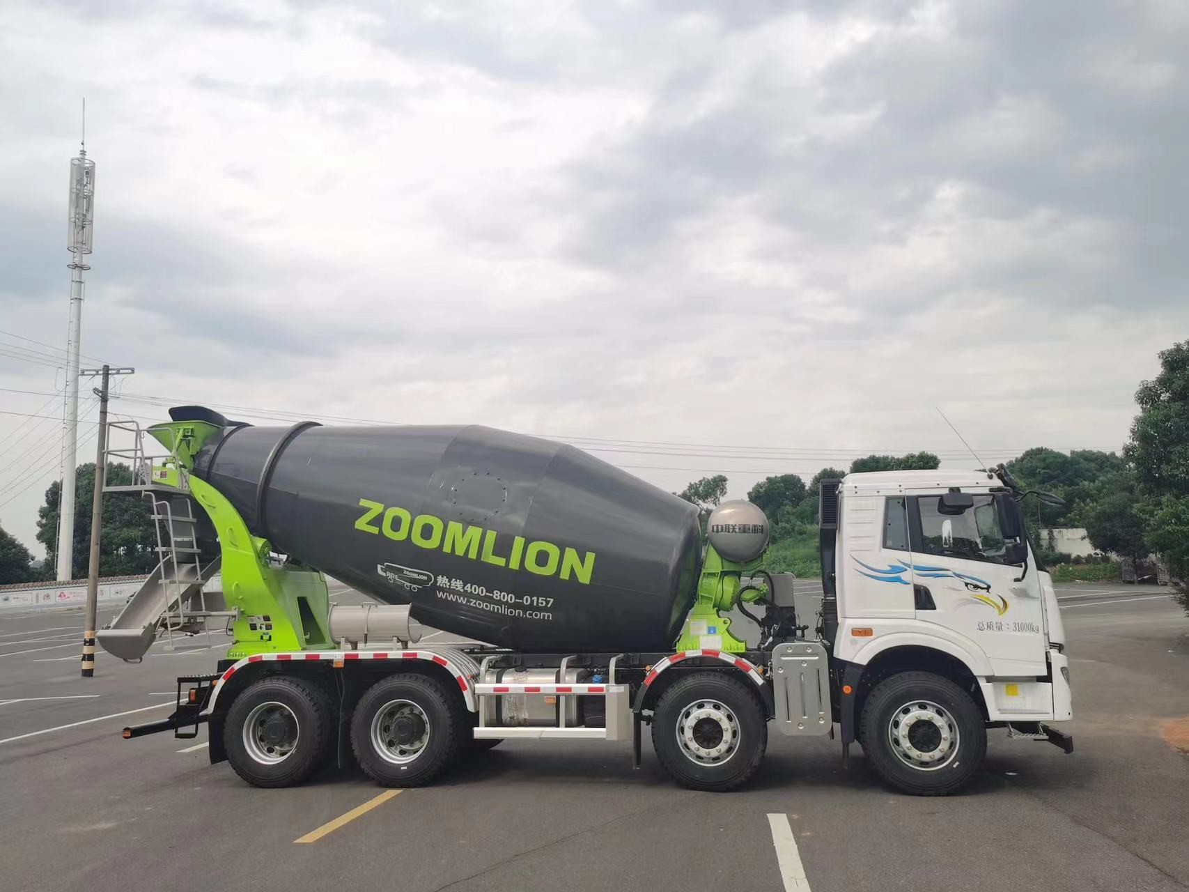 Zoomlion New Concrete Mixer Truck National Five / Six Emission 14Cbm 20Cbm 7Cbm 12Cbm 10Cbm 8Cbm