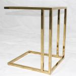 Stainless Steel Glass Top 100kgs 0.023CBM Modern Side Tables