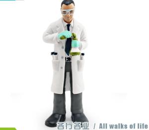 Wholesale People at Work Model Toy Researcher Figure Pretend Professionals Figurines Career Figures Toys for Boys Girls Kids from china suppliers