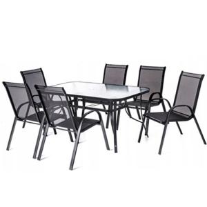 Wholesale Length 68cm Width 56cm 6 Seater Garden Table Aluminium Frame from china suppliers